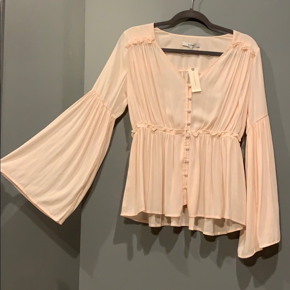 Anthropology RO&DE Rose LongSleeve Blouse
